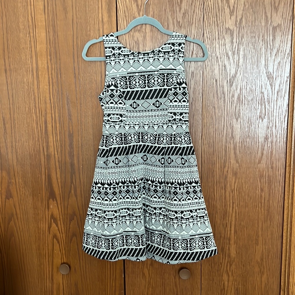Black and white dress